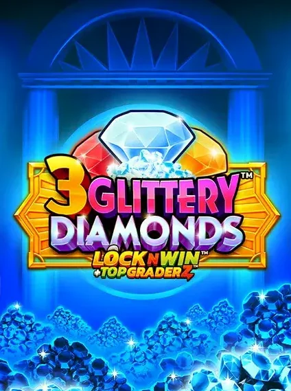 3 Glittery Diamonds Slot online at Richy Leo